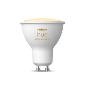 LED smart žárovka GU10, 4 W White ambiance – Philips Hue