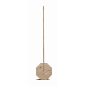 Světle hnědá LED stolní lampa (výška 38 cm) Octagon One – Gingko