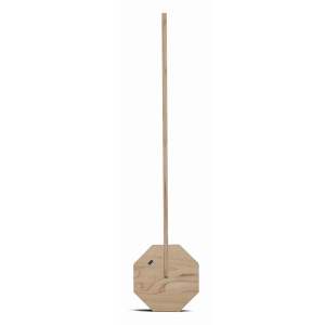 Světle hnědá LED stolní lampa (výška 38 cm) Octagon One – Gingko