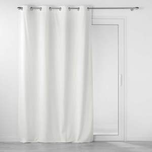 Bílý sametový závěs 140×260 cm Velouriane – douceur d’intérieur