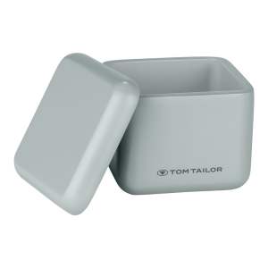 Světle zelený koupelnový organizér na vatové tampony z polyresinu Tom Tailor T-Rounded – Wenko