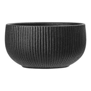 Černá miska z kameniny Bloomingville Neri, ø 14,5 cm