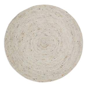Krémový dětský koberec ø 110 cm Neethu Avoine – Nattiot