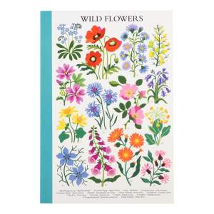 Zápisník 60 stránek formát A5 Wild Flowers – Rex London