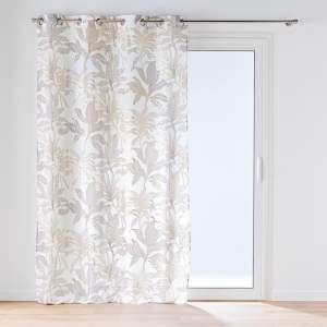 Záclona v béžové a zlaté barvě 135×240 cm Vayana – douceur d’intérieur