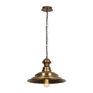 Závěsné svítidlo v bronzové barvě s kovovým stínidlem ø 39 cm Sivani – Opviq lights