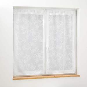 Bílé voálové záclony v sadě 2 ks 60×120 cm Karla – douceur d’intérieur