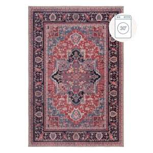 Vínový pratelný koberec s příměsí recyklovaných vláken 120×170 cm Windsor – Flair Rugs