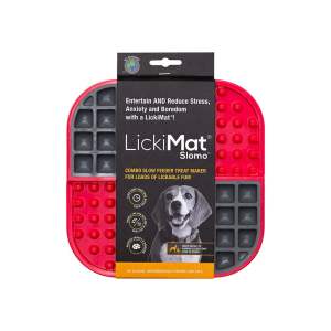 Lízací podložka Slomo Red – LickiMat
