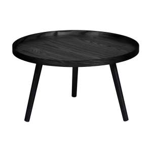 Černý konferenční stolek WOOOD Mesa, Ø 60 cm