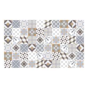 Sada 60 nástěnných samolepek Ambiance Cement Tiles Liliania, 10 x 10 cm