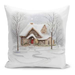 Povlak na polštář s vánočním motivem 43×43 cm – Mila Home