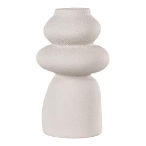 Krémová váza z kameniny (výška 26,5 cm) – House Nordic