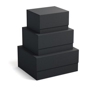 Kartonové úložné boxy s víkem v sadě 3 ks Ilse – Bigso Box of Sweden