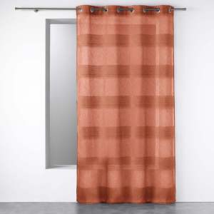 Záclona v cihlové barvě 140×280 cm Terraza – douceur d’intérieur
