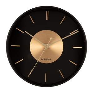 Nástěnné hodiny ø 35 cm Gold Disc – Karlsson
