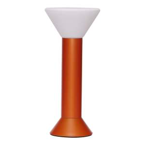 Oranžová stmívatelná stolní lampa (výška 30 cm) Flash – Hübsch