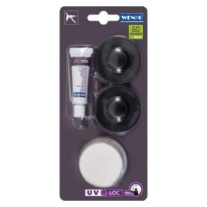 Černý set na přichycení k povrchům pomocí UV-Loc Wenko