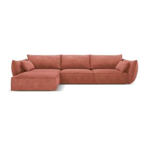 Červená rohová pohovka (levý roh) Vanda – Mazzini Sofas
