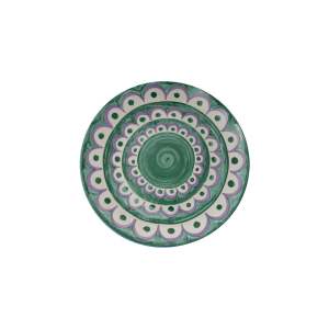 Zelené dezertní porcelánové talíře v sadě 6 ks ø 19,5 cm Tangeri green – Villa Altachiara