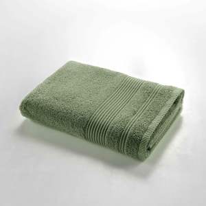 Khaki froté bavlněná osuška 70×130 cm Tendresse – douceur d’intérieur
