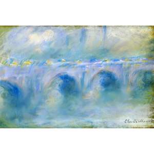 Reprodukce obrazu Claude Monet – Le Pont de Waterloo, 90 x 60 cm