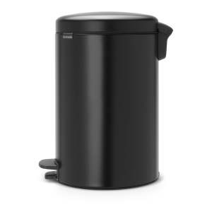 Matně černý nášlapný ocelový odpadkový koš 30 l NewIcon – Brabantia