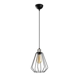 Černé kovové závěsné svítidlo Opviq lights Mando