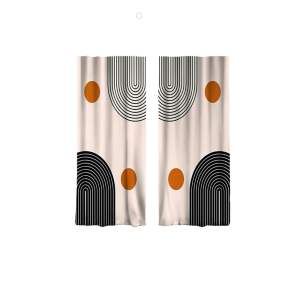 Béžové závěsy v sadě 2 ks 140×260 cm – Mila Home