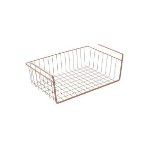 Závěsná přihrádka v měděné barvě Metaltex, délka 40 cm