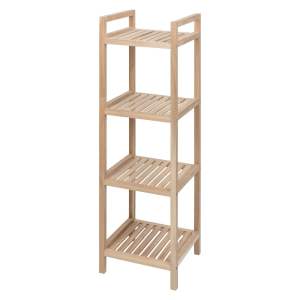 Koupelnový regál v přírodní barvě 35×110 cm Acina – Wenko
