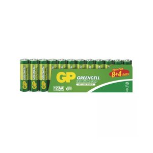 Zinkové baterie AA 12 ks GREENCELL – EMOS