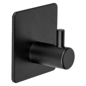Černé samodržící háčky v sadě 2 ks z nerezové oceli Black Outdoor Kitchen Ureo – Wenko