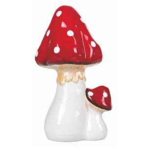 Keramická vánoční dekorace VDE Tivoli 1996 Fungo, výška 23,5 cm