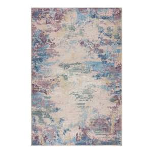 Modro-fialový pratelný koberec s příměsí recyklovaných vláken 160×230 cm Reid – Flair Rugs