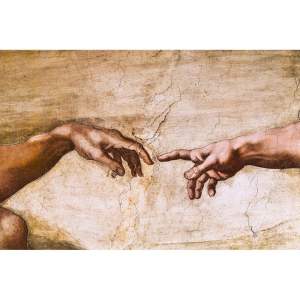Reprodukce obrazu Michelangelo Buonarroti – Creation of Adam, 70 x 45 cm