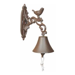 Litinový nástěnný zvon v dárkovém balení Esschert Design Birdy