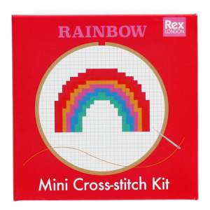 Kreativní sada Cross-stitch Kit Rainbow – Rex London