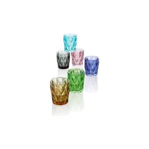 Sada 6 sklenic Brandani Diamante, 270 ml