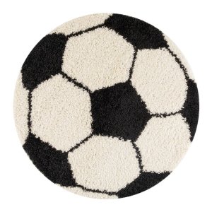Černo-krémový dětský koberec ø 100 cm Fun – Ayyildiz Carpets