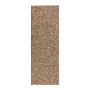 Hnědý běhoun Hanse Home Pure, 80 x 200 cm