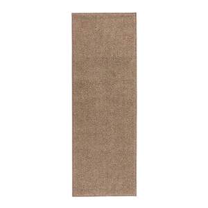 Hnědý běhoun Hanse Home Pure, 80 x 200 cm
