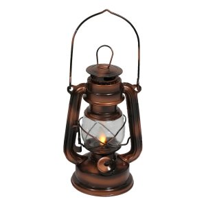 LED lucerna v bronzové barvě (výška 19 cm) – Hilight