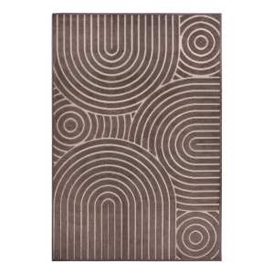 Hnědý koberec 57×90 cm Iconic Wave – Hanse Home