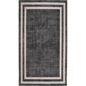Šedo-krémový pratelný koberec běhoun 200×80 cm – Vitaus