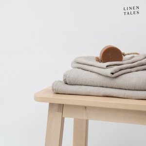 Vaflová lněná osuška v přírodní barvě 100×140 cm Natural Fine Waffle – Linen Tales