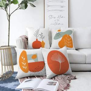 Sada 4 povlaků na polštáře Minimalist Cushion Covers Glam, 55 x 55 cm