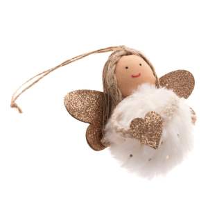 Textilní vánoční ozdoba Angel – Dakls
