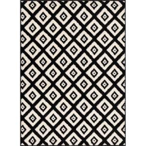 Černobílý koberec 133×180 cm Avanti – FD