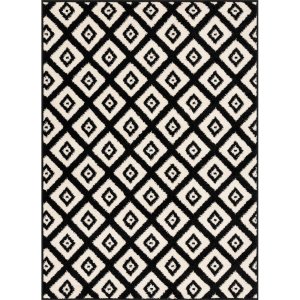Černobílý koberec 133×180 cm Avanti – FD